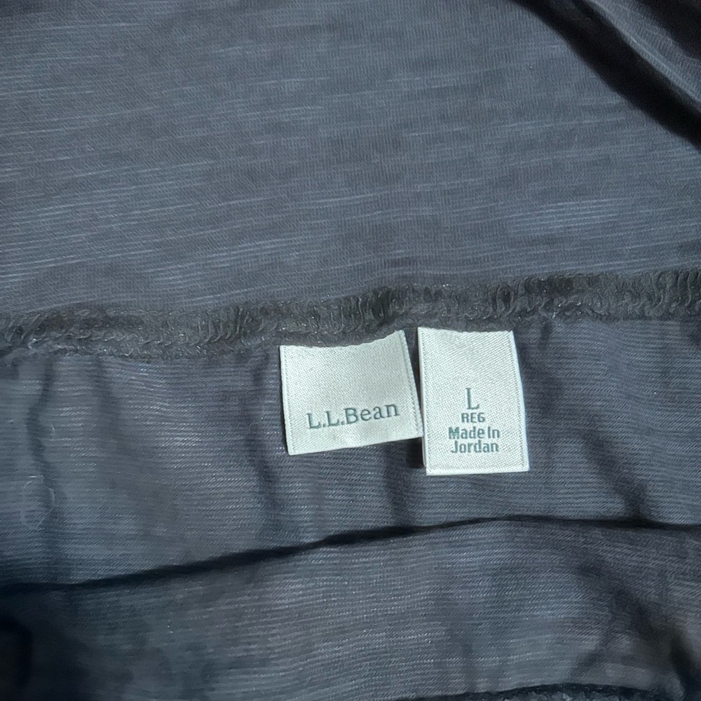 LL Bean Beech Point Knit Skirt size Large NWT Midnight‎ Black - Picture 5 of 6